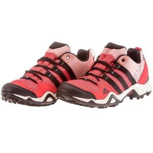 Adidas AX2 Pink and Black Athletic Shoes with Breathable Mesh